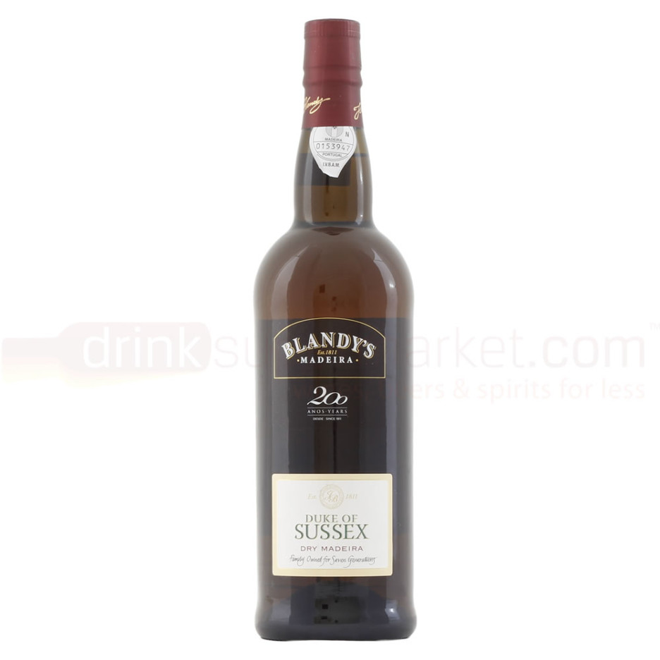 Blandys Duke of Sussex Sercial Dry Madeira Port 75cl 19% ABV
