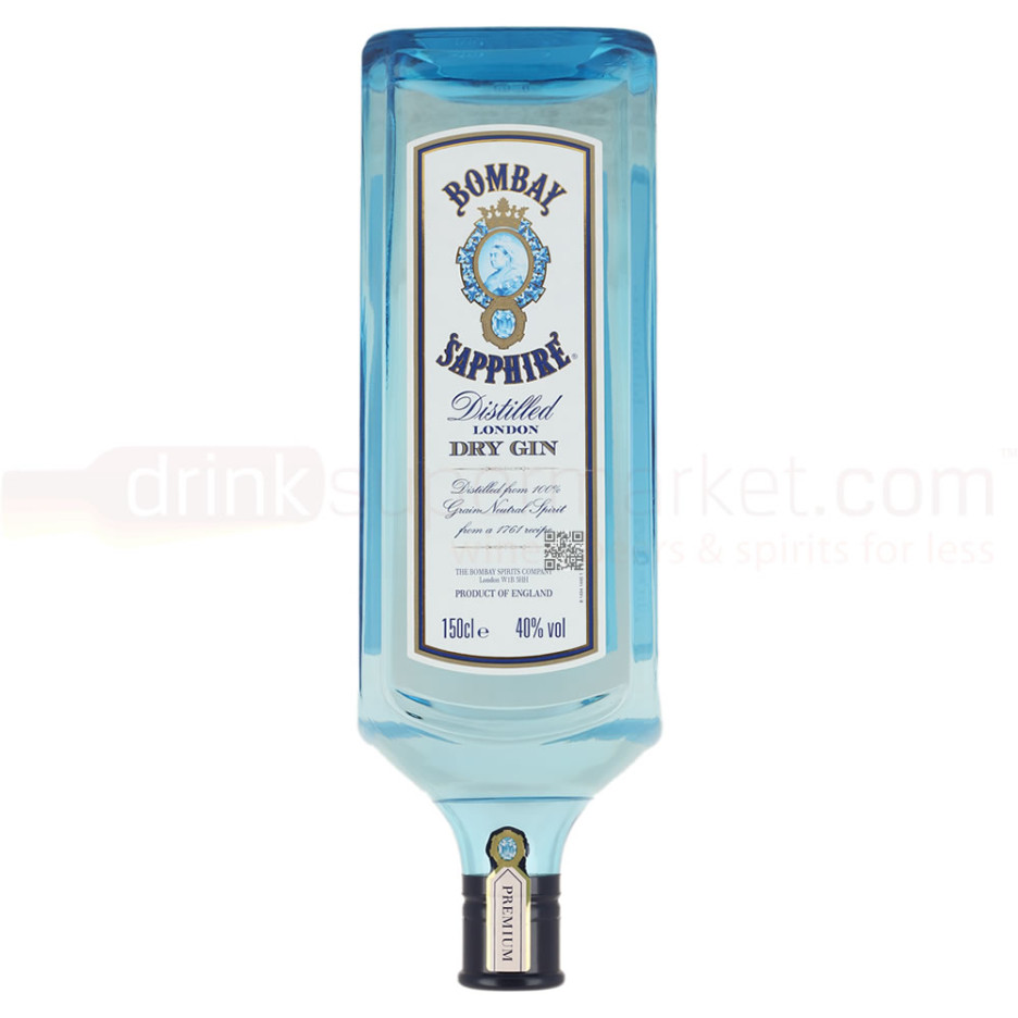 Bombay Sapphire English London Dry Gin 1.5 Ltr Magnum