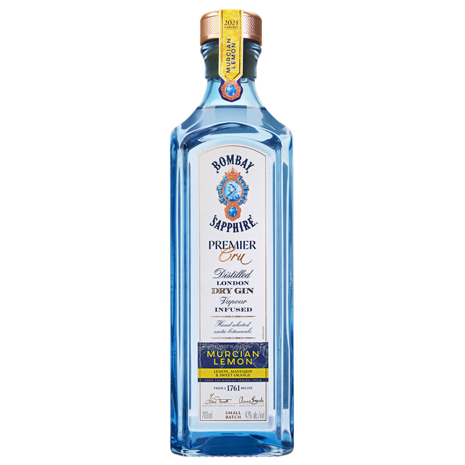 Bombay Sapphire Premier Cru Murcian Lemon Gin 70cl