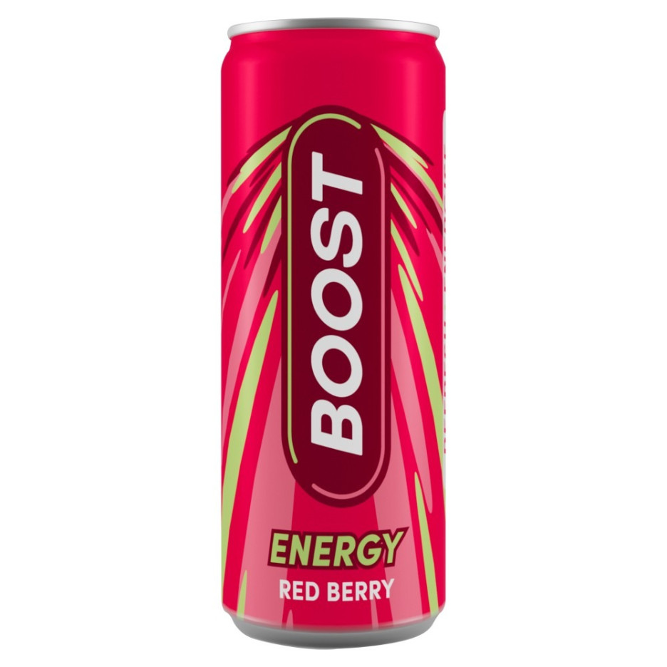 Boost Red Berry Energy Drink 24x 250ml