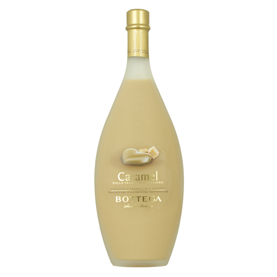 Bottega Caramel Cream & Grappa Liqueur 50cl