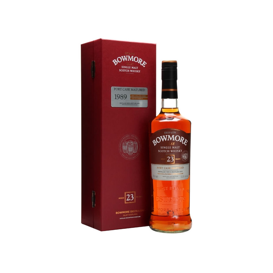 Bowmore 1989 23 Year Port Matured Malt Whisky 70cl
