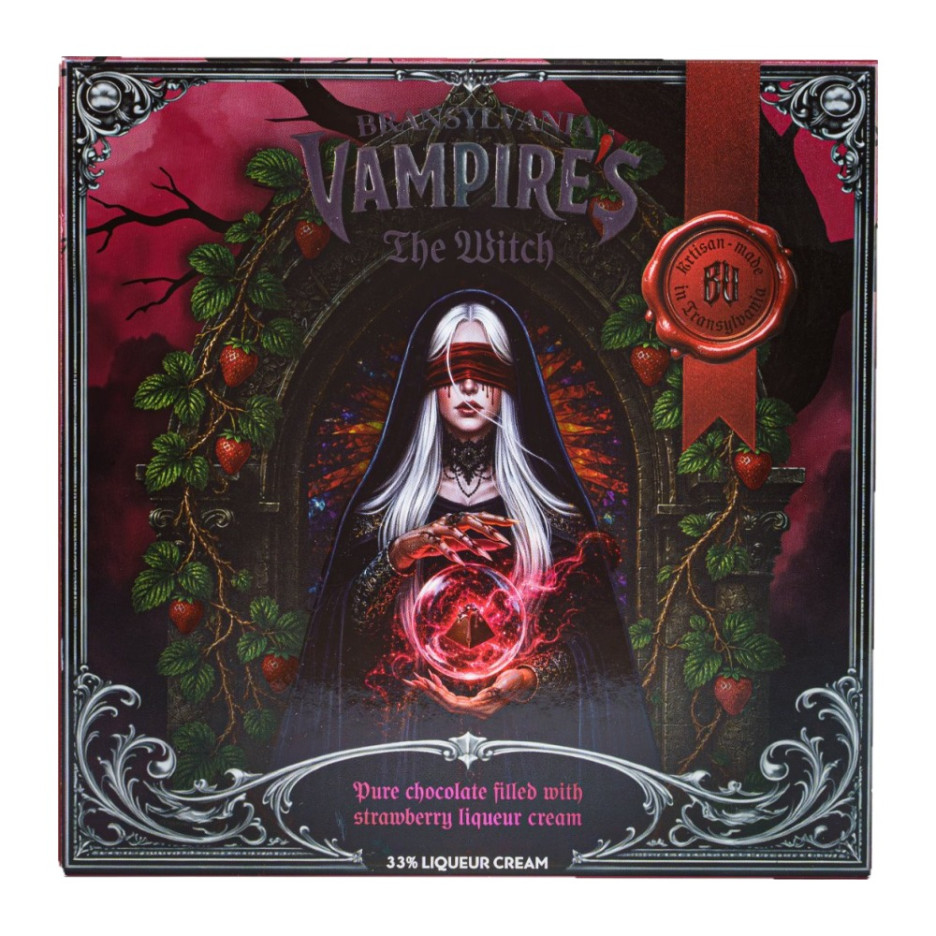 Title: Bransylvania Vampire’s The Witch Strawberry Liqueur Cream Pralines 168g