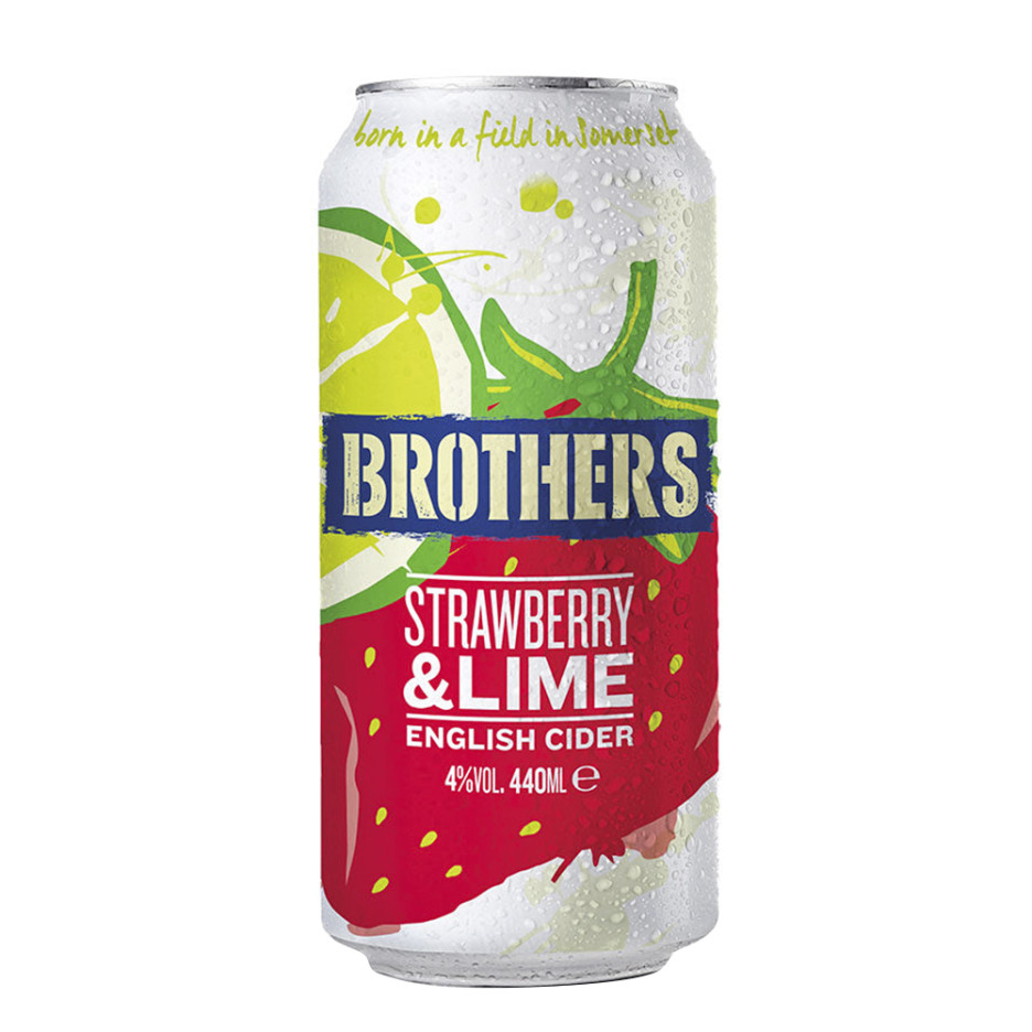 Brothers Strawberry & Lime Cider 24x 440ml Cans