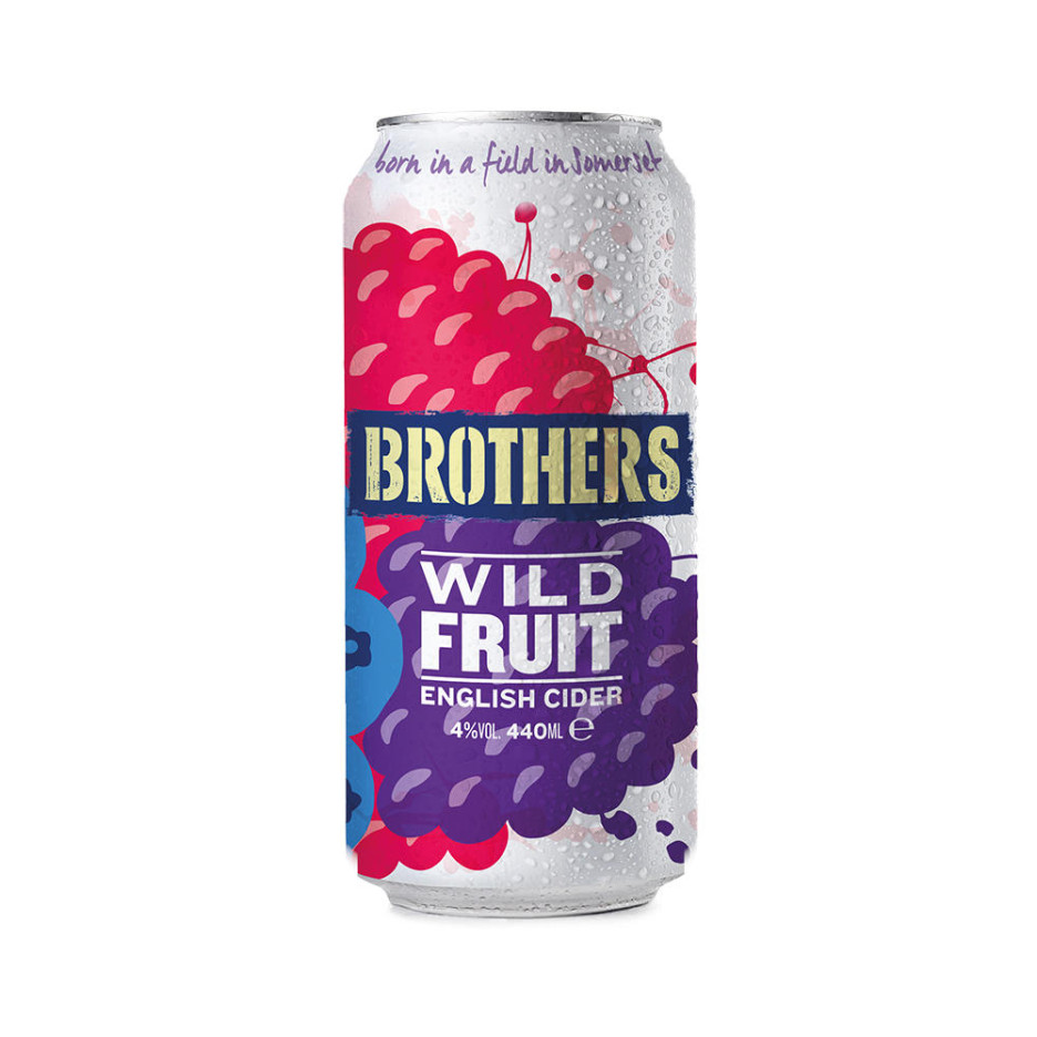 Brothers Wild Fruit Premium Cider 24x 440ml Cans