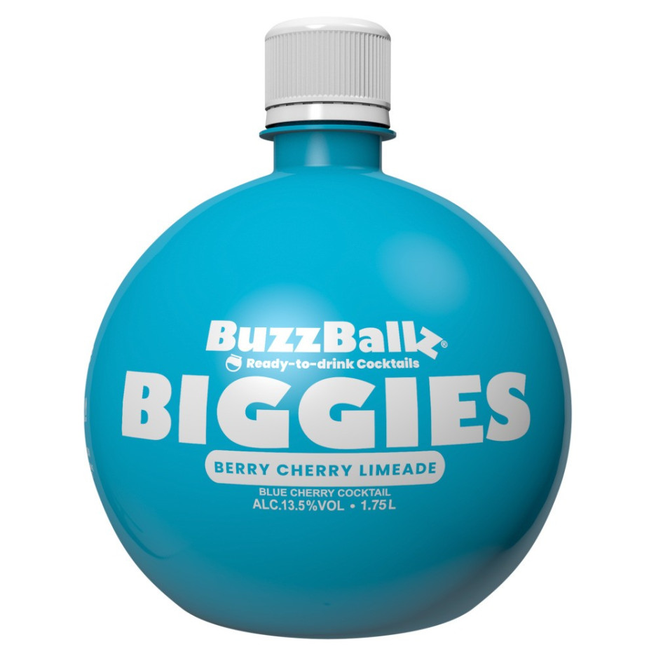 BuzzBallz Cocktails Berry Cherry Limeade Biggie 1.75Ltr Magnum Plus