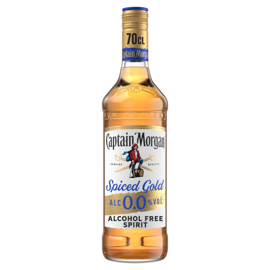 Captain Morgan Spiced Gold 0.0 Alcohol Free Spirit 70cl