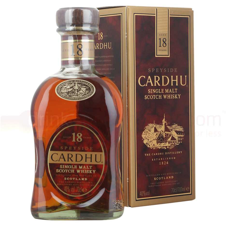 Cardhu 18 yo Speyside Single Malt Scotch Whisky 70cl