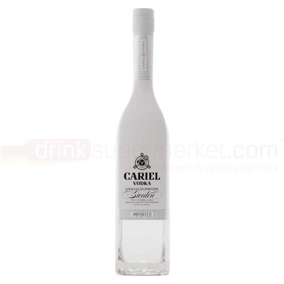 Cariel Swedish Plain Grain Vodka 70cl 40.7% ABV