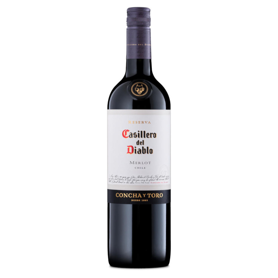 Casillero del Diablo Merlot Chilean Red Wine 75cl Single Bottle