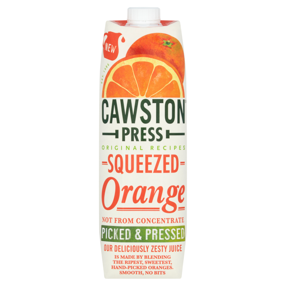 Cawston Press Squeezed Orange 1Ltr