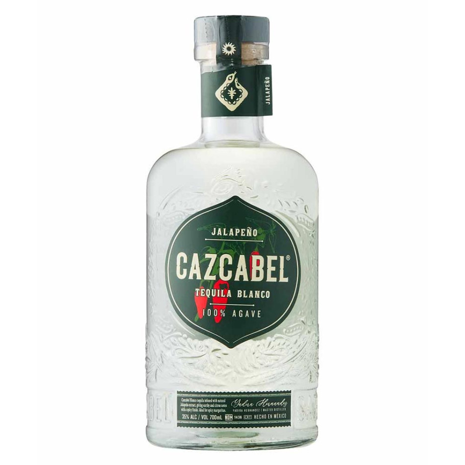 Cazcabel Jalepeno Blanco Tequila 70cl