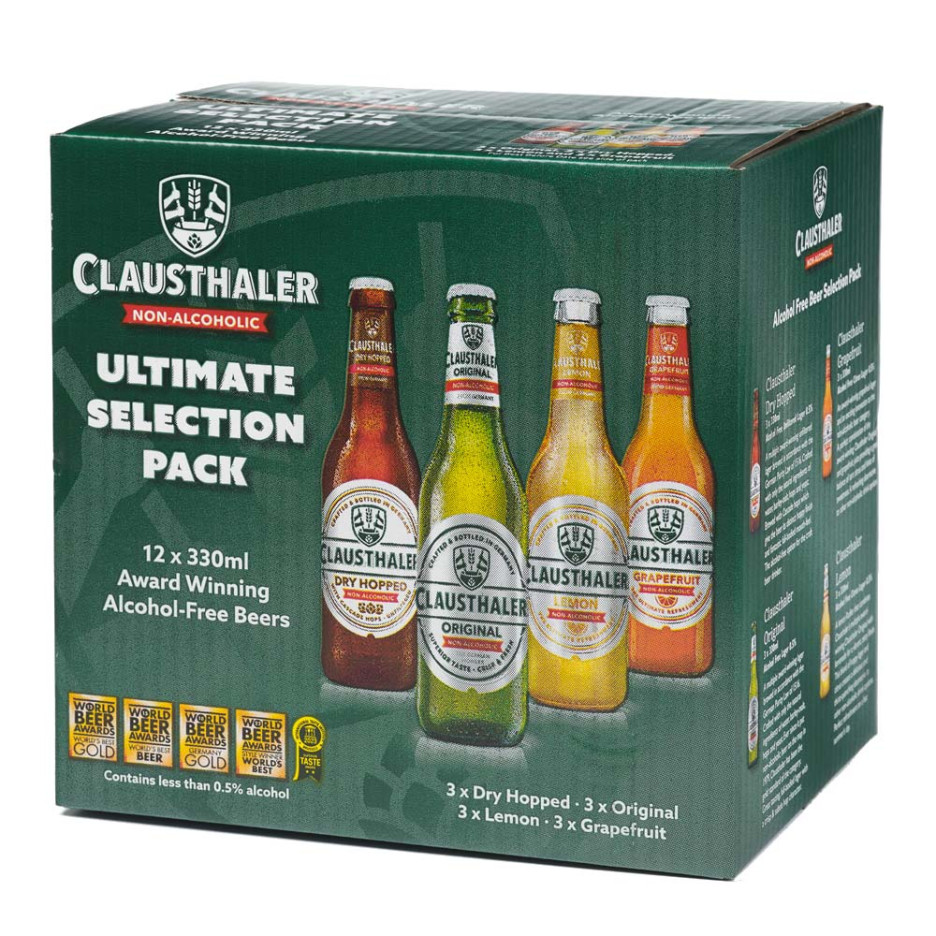 Clausthaler Alcohol Free Mixed Beer Pack 12x 330ml