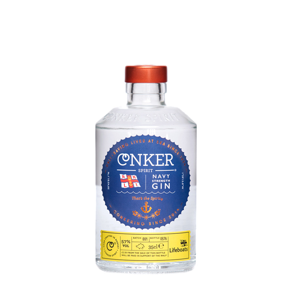 Conker Spirit RNLI Navy Strength Gin 35cl