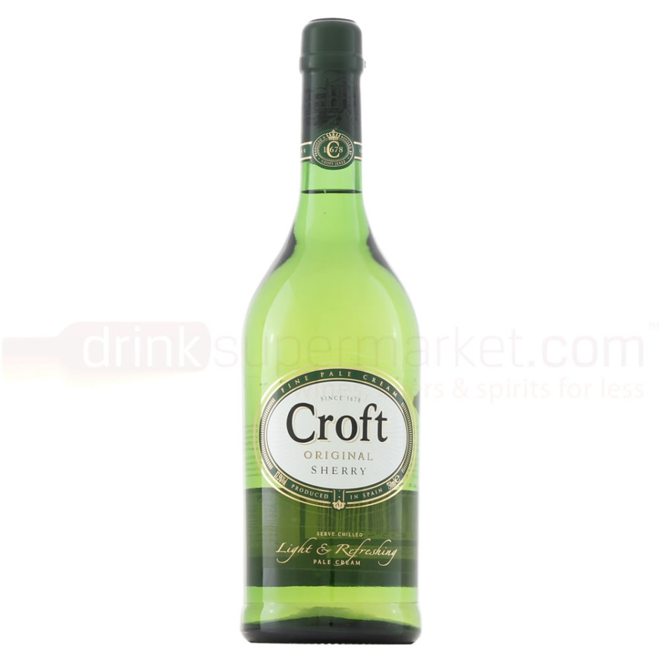 Croft Original Pale Cream Sherry 75cl 17.5% ABV