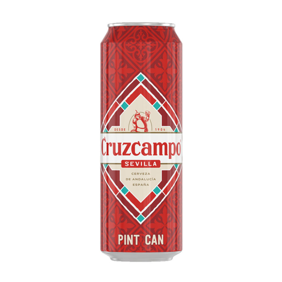 Cruzcampo Sevilla Lager 24x 586ml Pint Cans
