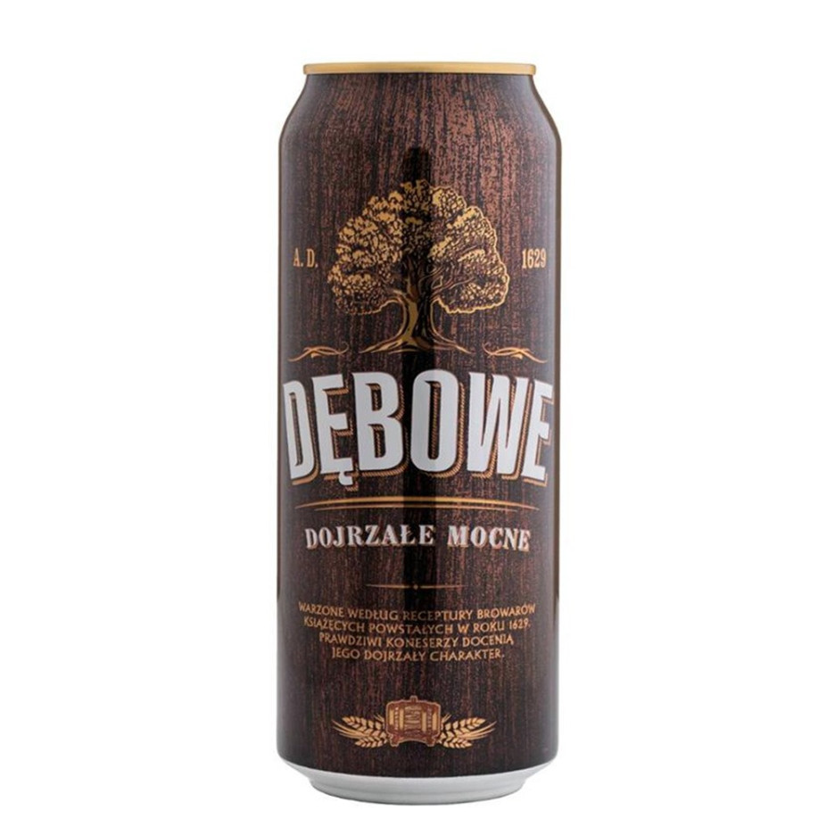 Debowe Mocne Polish Lager 24x 500ml Cans