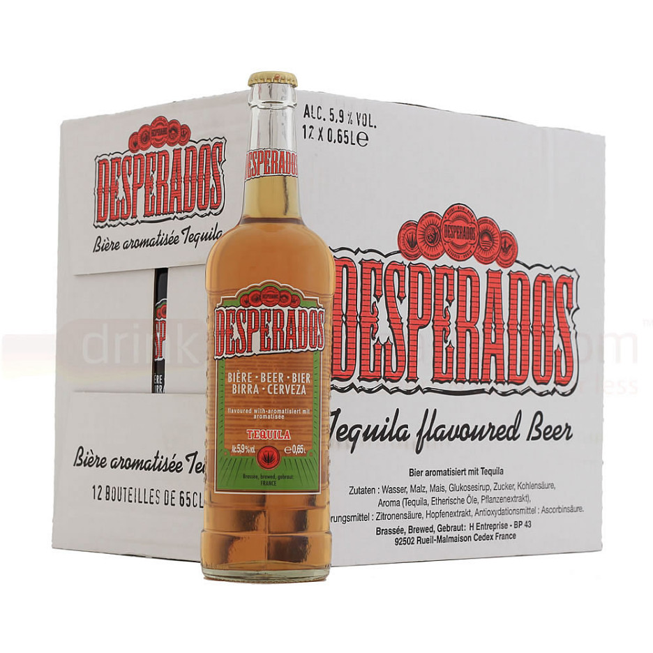 Desperados - Premium French Tequila Flavour Lager Beer - 12 x 660 ml - 5.9% ABV