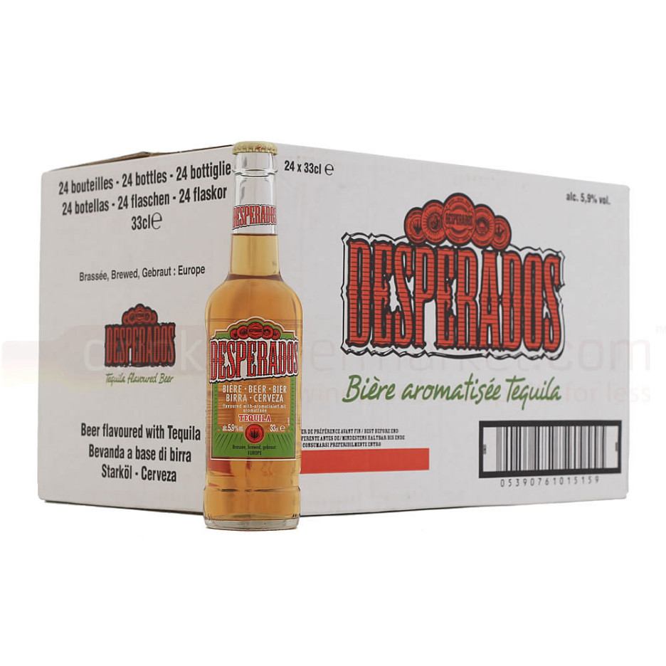 Desperados Premium French Tequila Flavour Lager Beer 24x 330ml