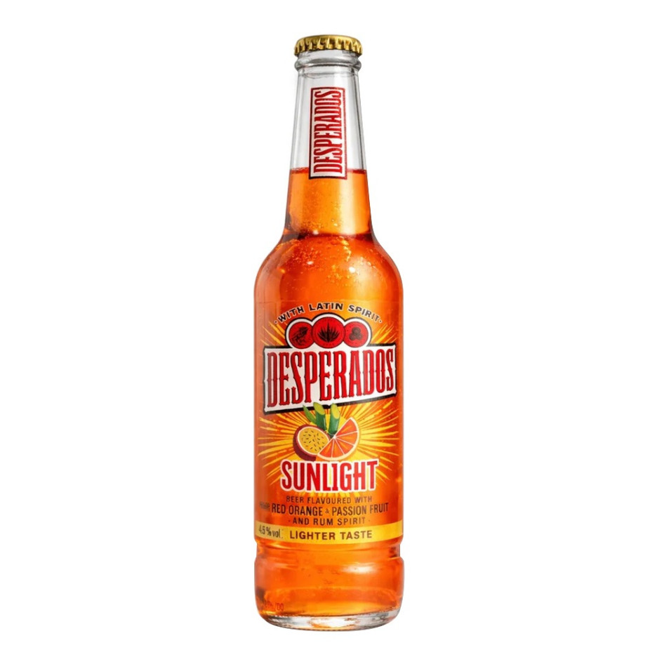 Desperados Sunlight Red Orange & Passion Fruit Lager 20x 400ml
