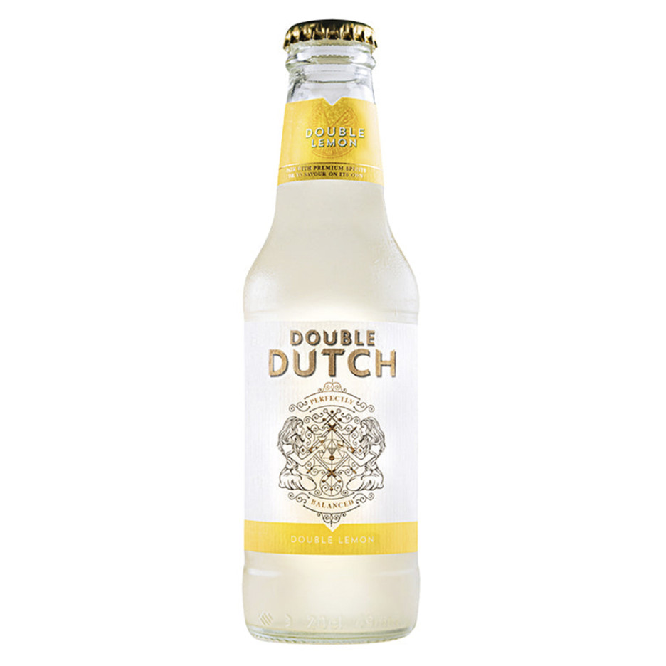 Double Dutch Double Lemon Tonic Water 24x 200ml