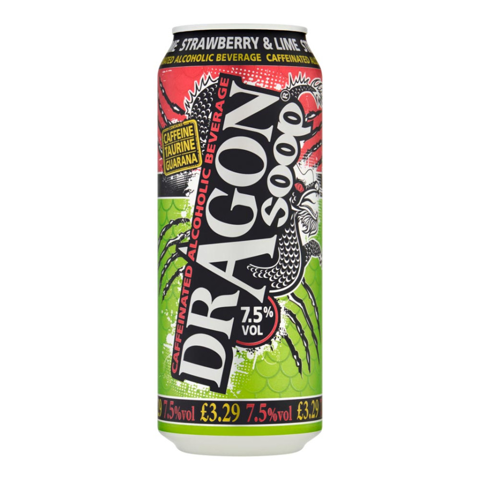 Dragon Soop Strawberry & Lime 500ml