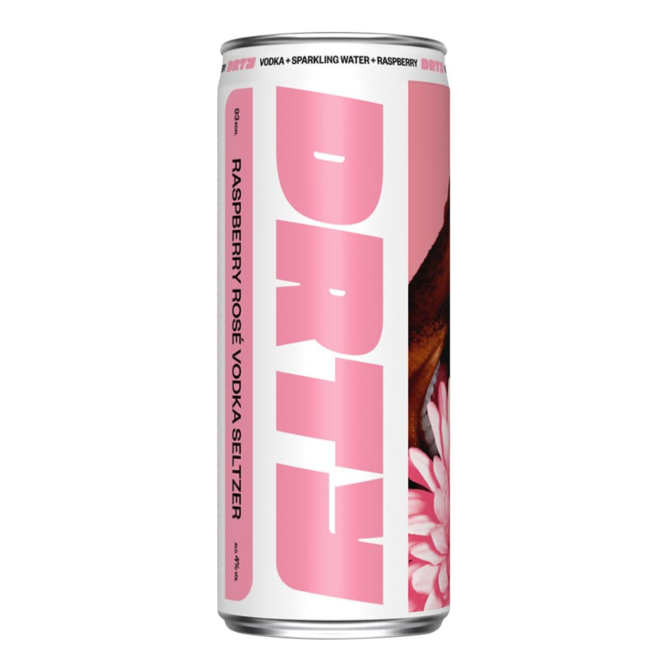 DRTY Hard Seltzer Raspberry Rose 330ml