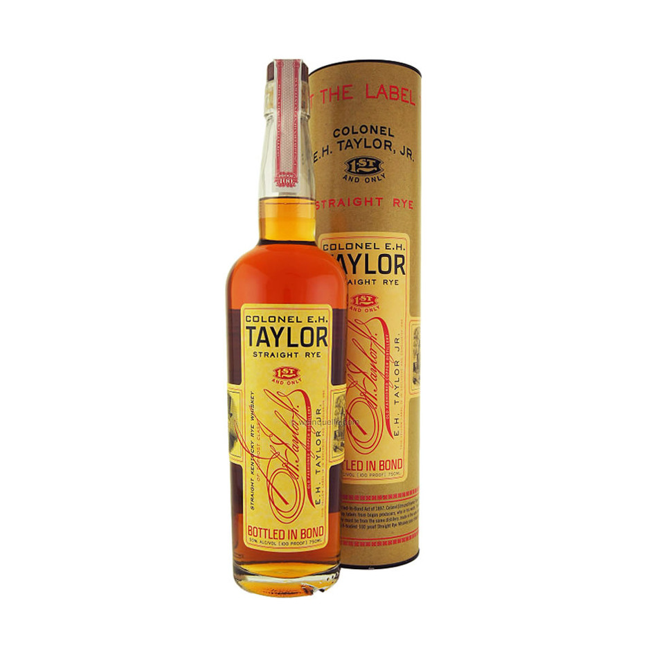 E H Taylor Straight Rye Bourbon Kentucky Straight Rye Whiskey 75cl 50%