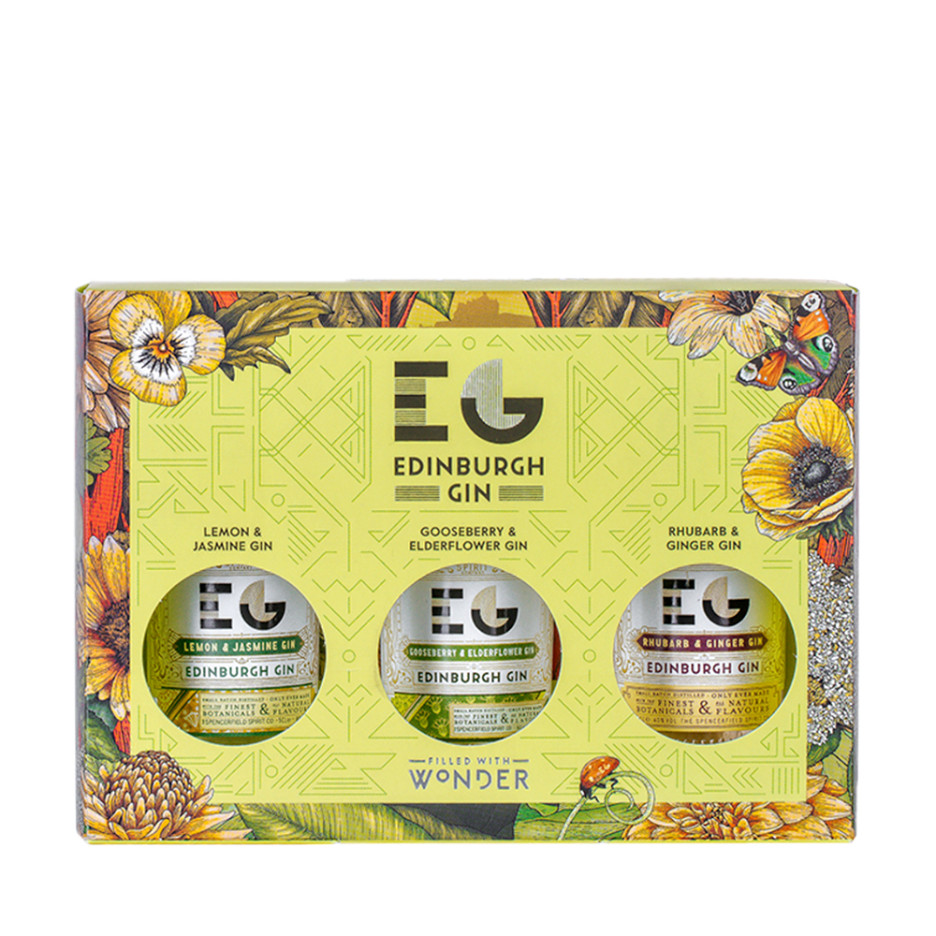 Edinburgh Gin 3x 5cl Miniature Gift Set