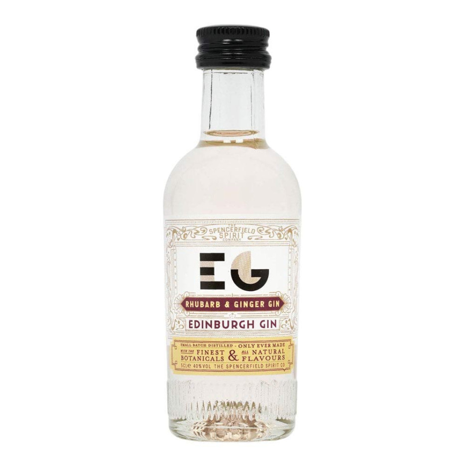 Edinburgh Gin Rhubarb & Ginger Gin 5cl Miniature