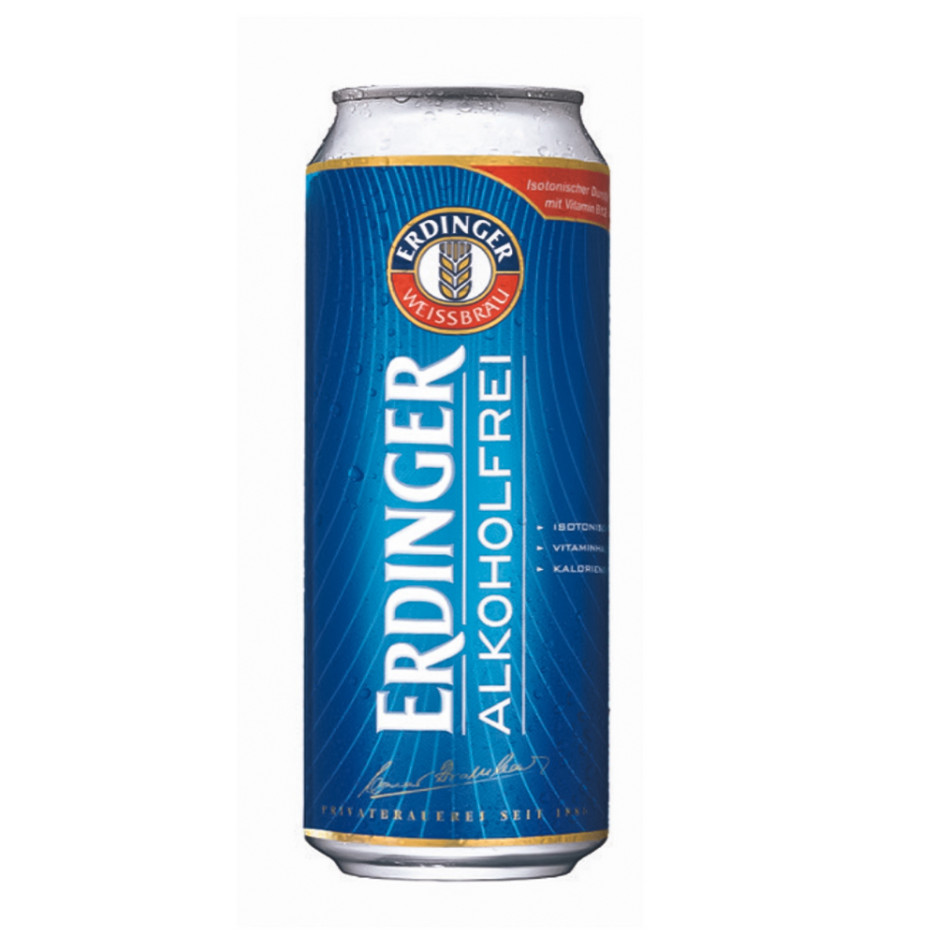 Erdinger Low Alcohol Wheat Beer 24x 500ml Cans