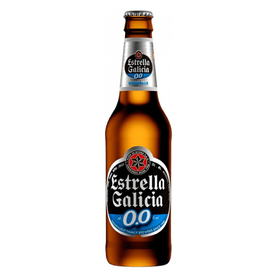Estrella Galicia Zero Alcohol Free Lager 330ml
