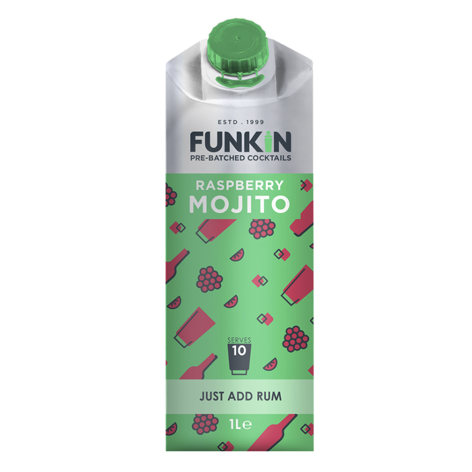 Funkin Raspberry Mojito Cocktail Mixer 1Ltr