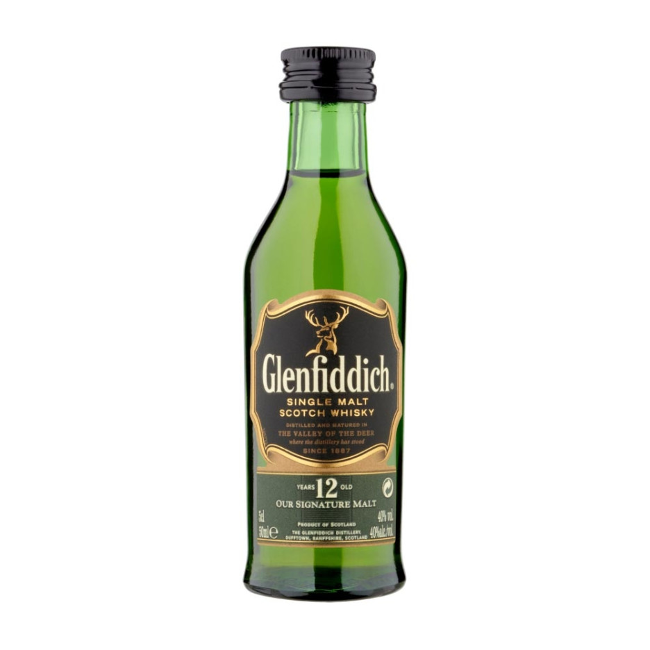 Glenfiddich 12 Year Whisky 5cl Miniature
