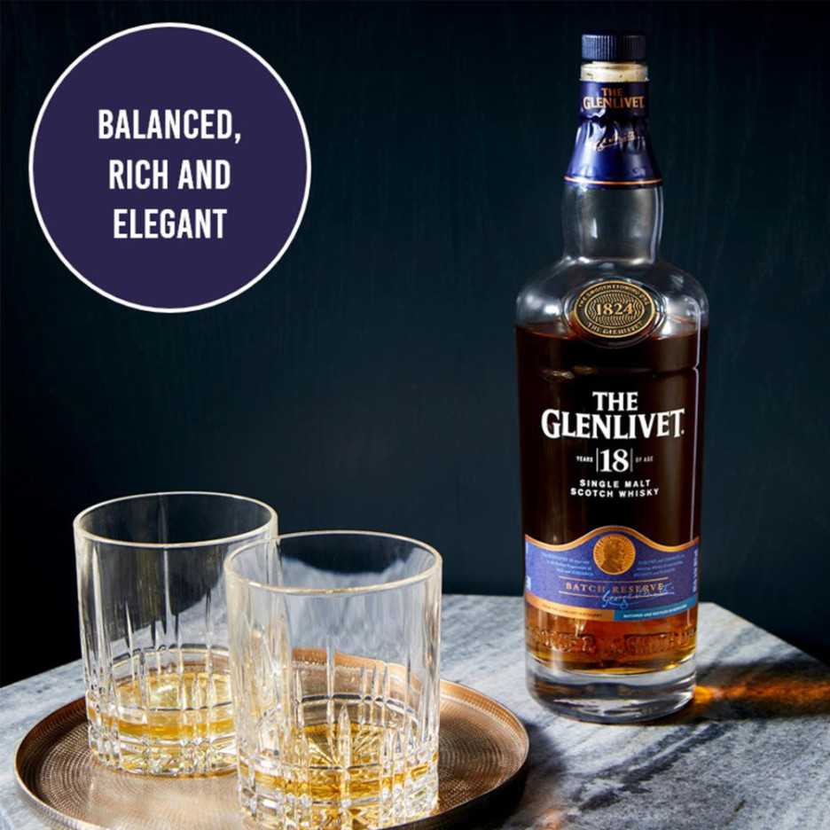 The Glenlivet 18 Year Whisky 70cl - DrinkSupermarket