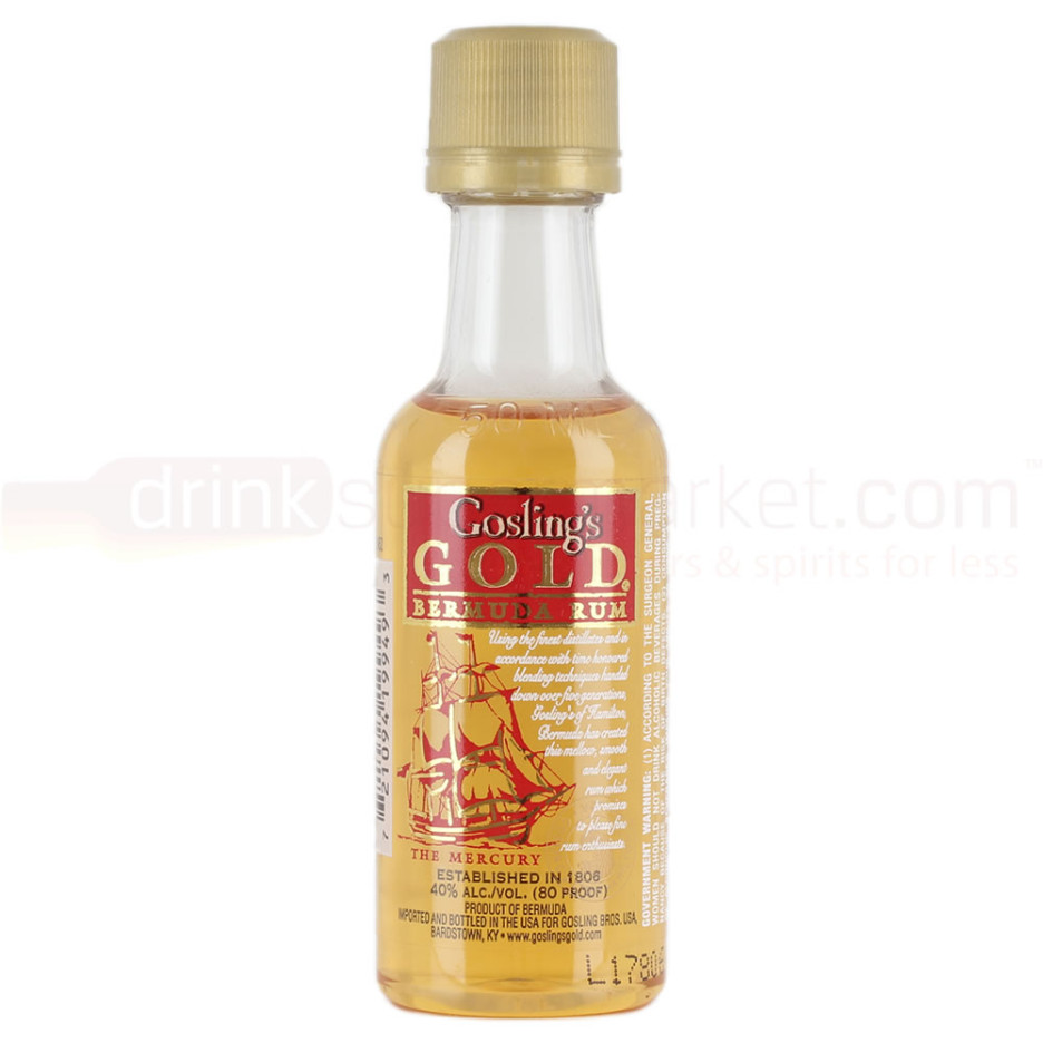 Goslings Gold Seal Bermuda Blended Gold Rum 5cl Miniature