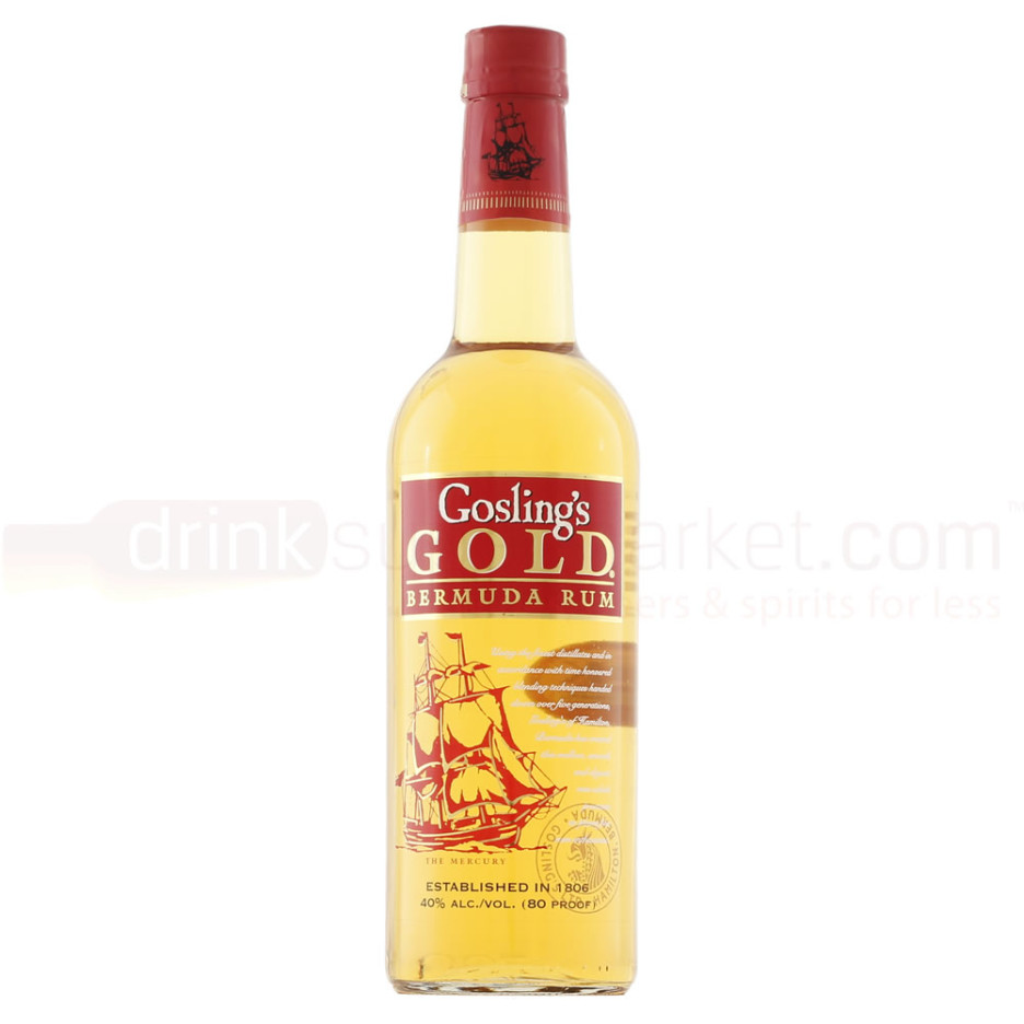 Goslings Gold Seal Gold Bermuda Rum 70cl 40% ABV