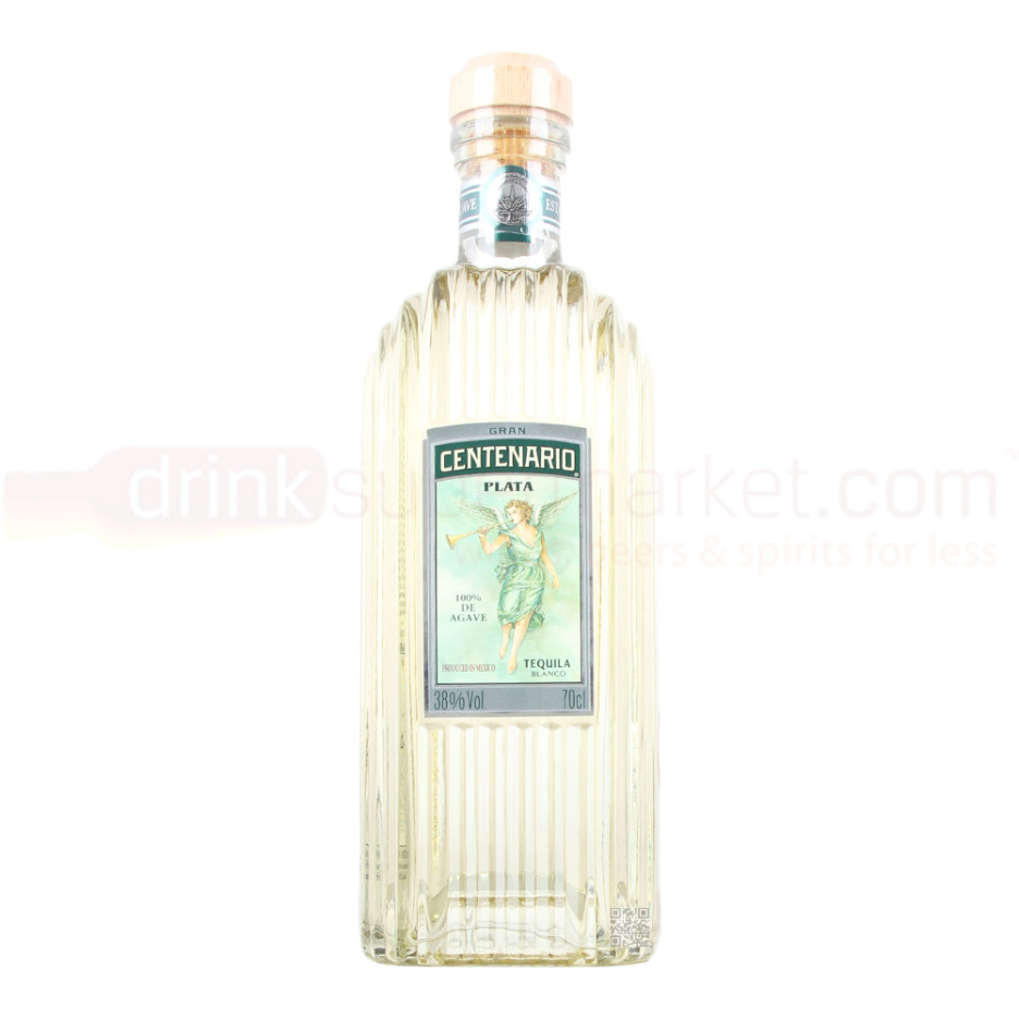 Gran Centenario Plata Silver Mexican Blanco Tequila 70cl 38% ABV