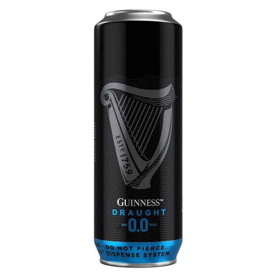 Guinness 0.0 MicroDraught Alcohol Free Stout 24x 558ml Cans