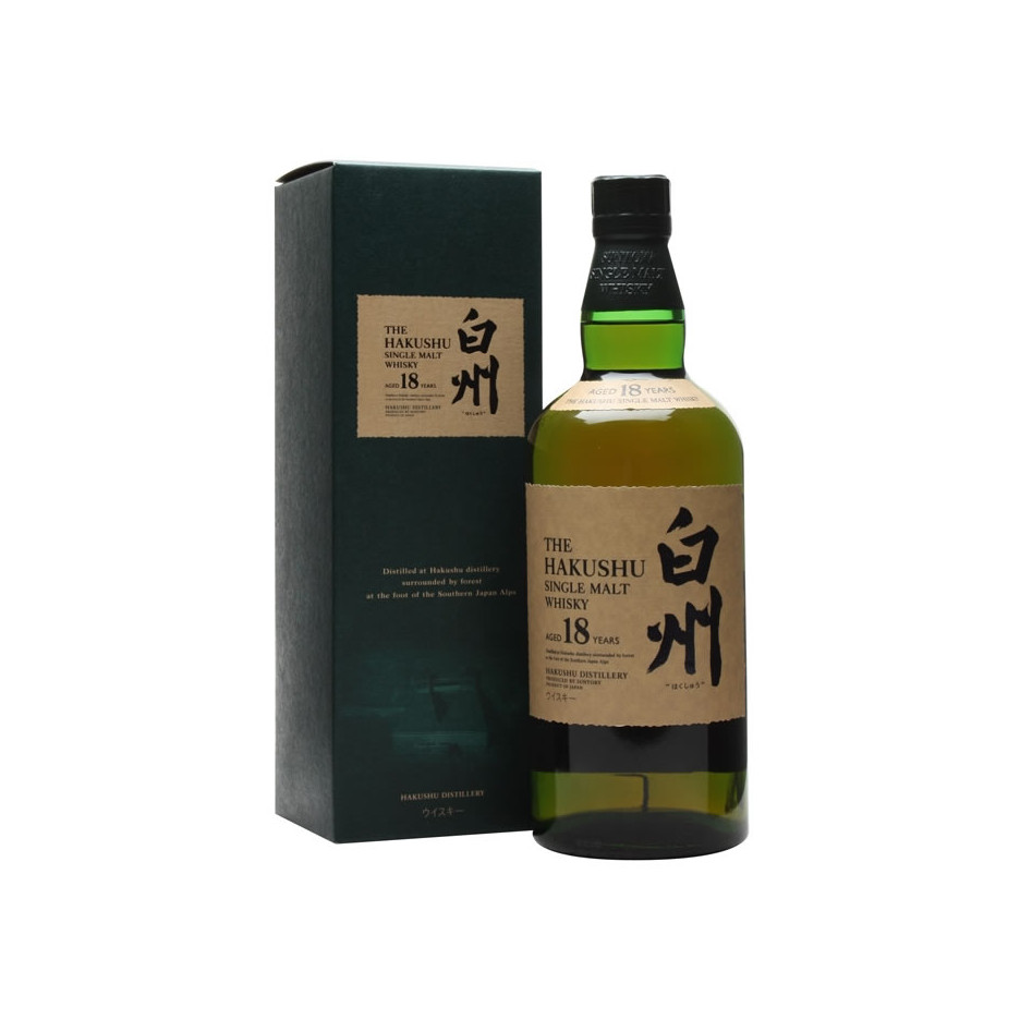 Hakushu 18 Year Japanese Whisky 70cl - DrinkSupermarket