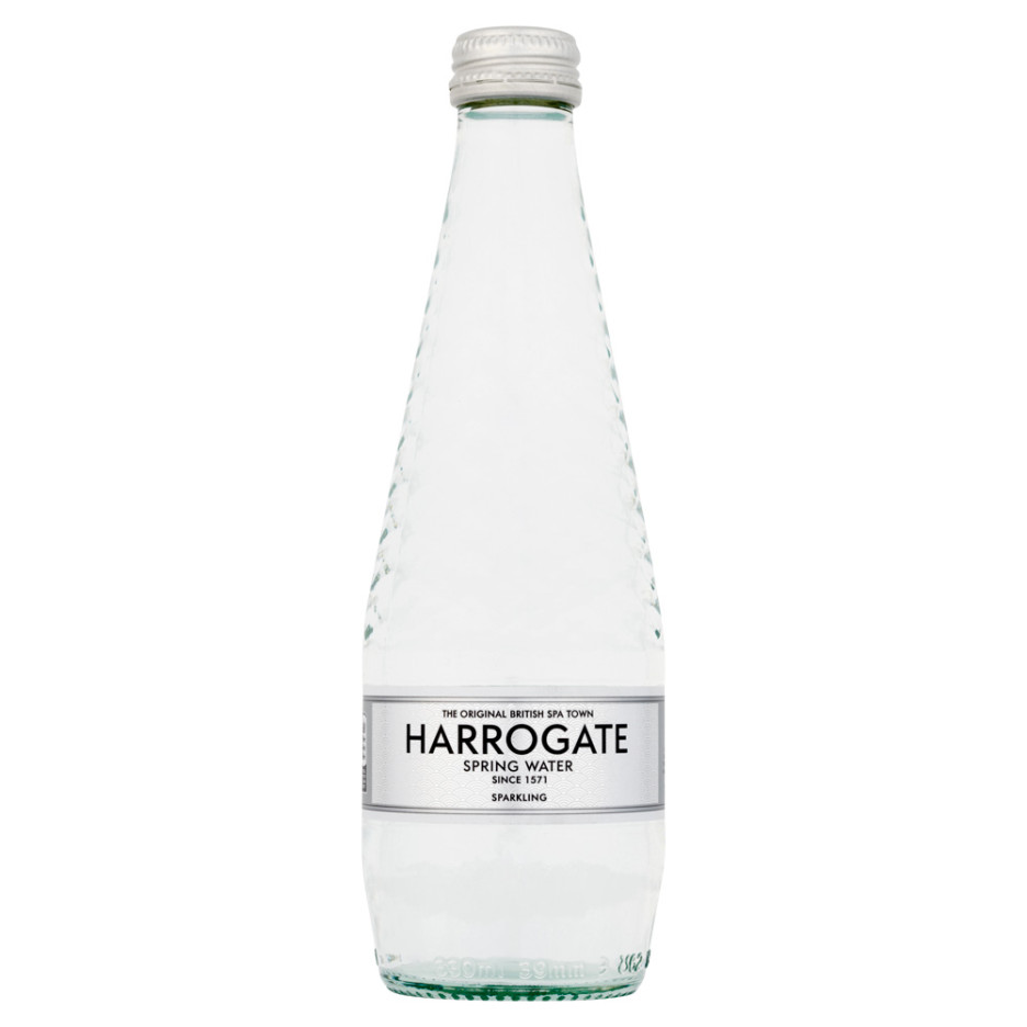 Harrogate Sparkling Spring Mineral Water 24x330ml