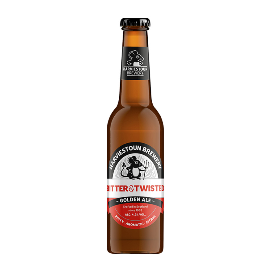 Harviestoun Bitter & Twisted Golden Ale 24x 330ml