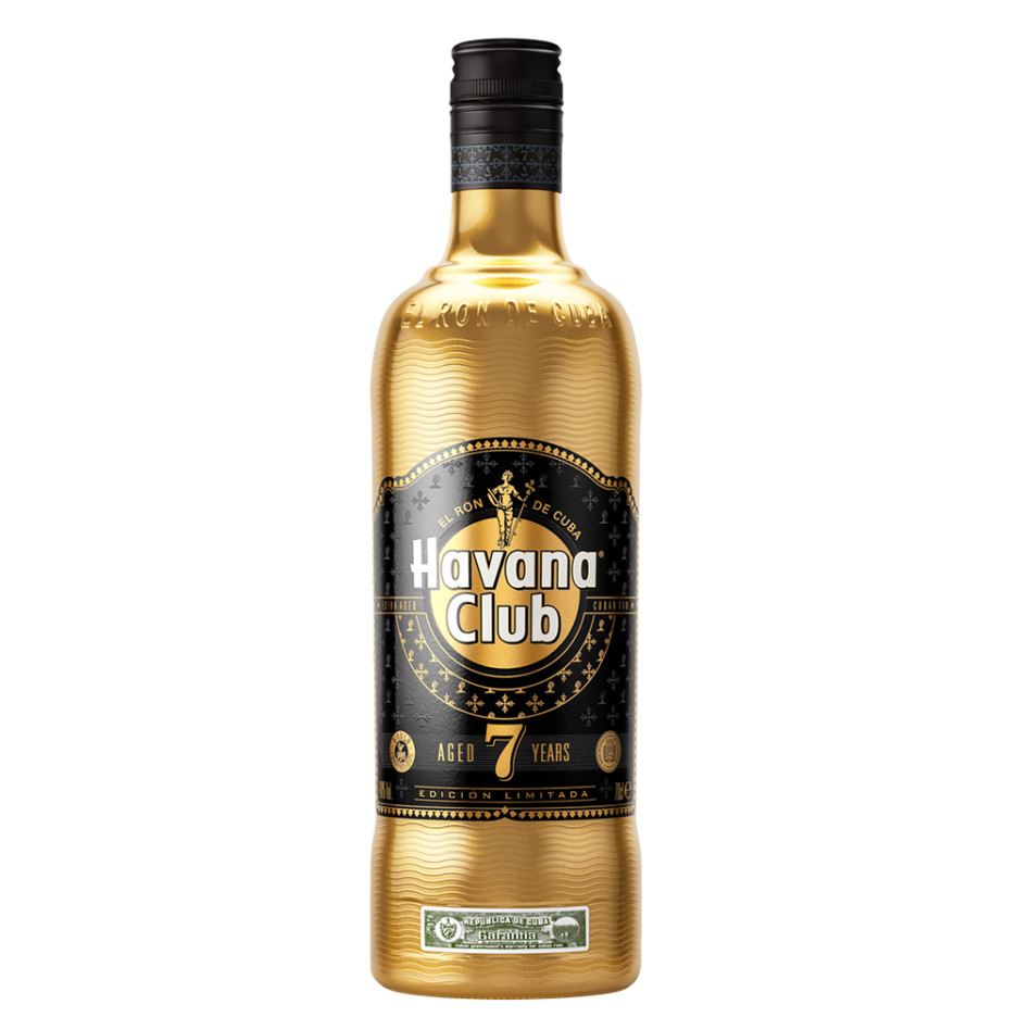 Havana Club Anejo 7 Year Rum 70cl Gold Edition