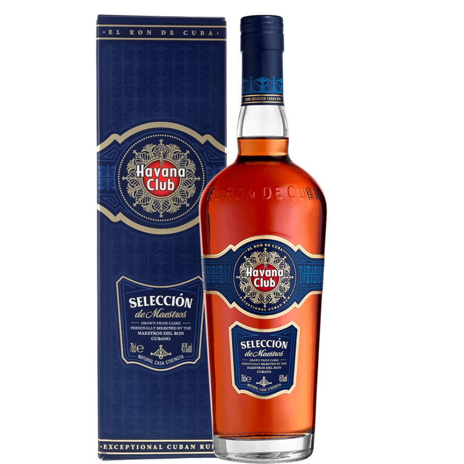 Havana Club Seleccion de Maestro Cuban Premium Vintage Aged Dark Rum 70cl 