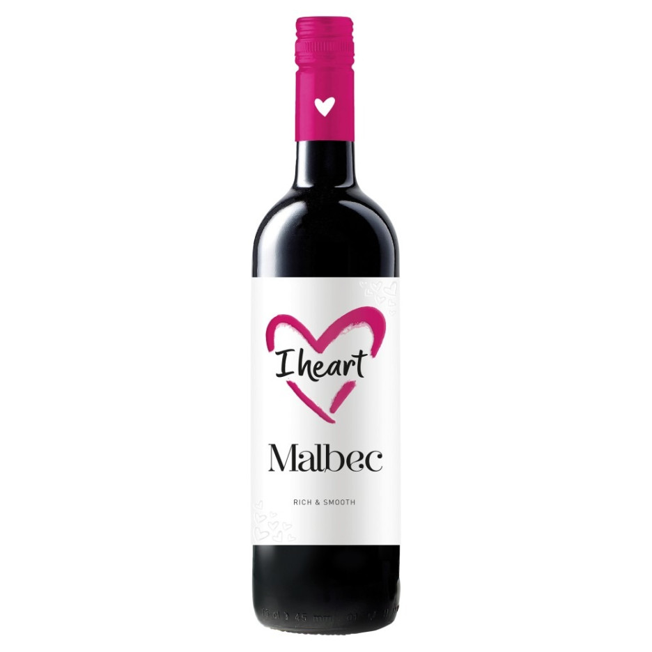 I Heart Malbec Red Wine 75cl