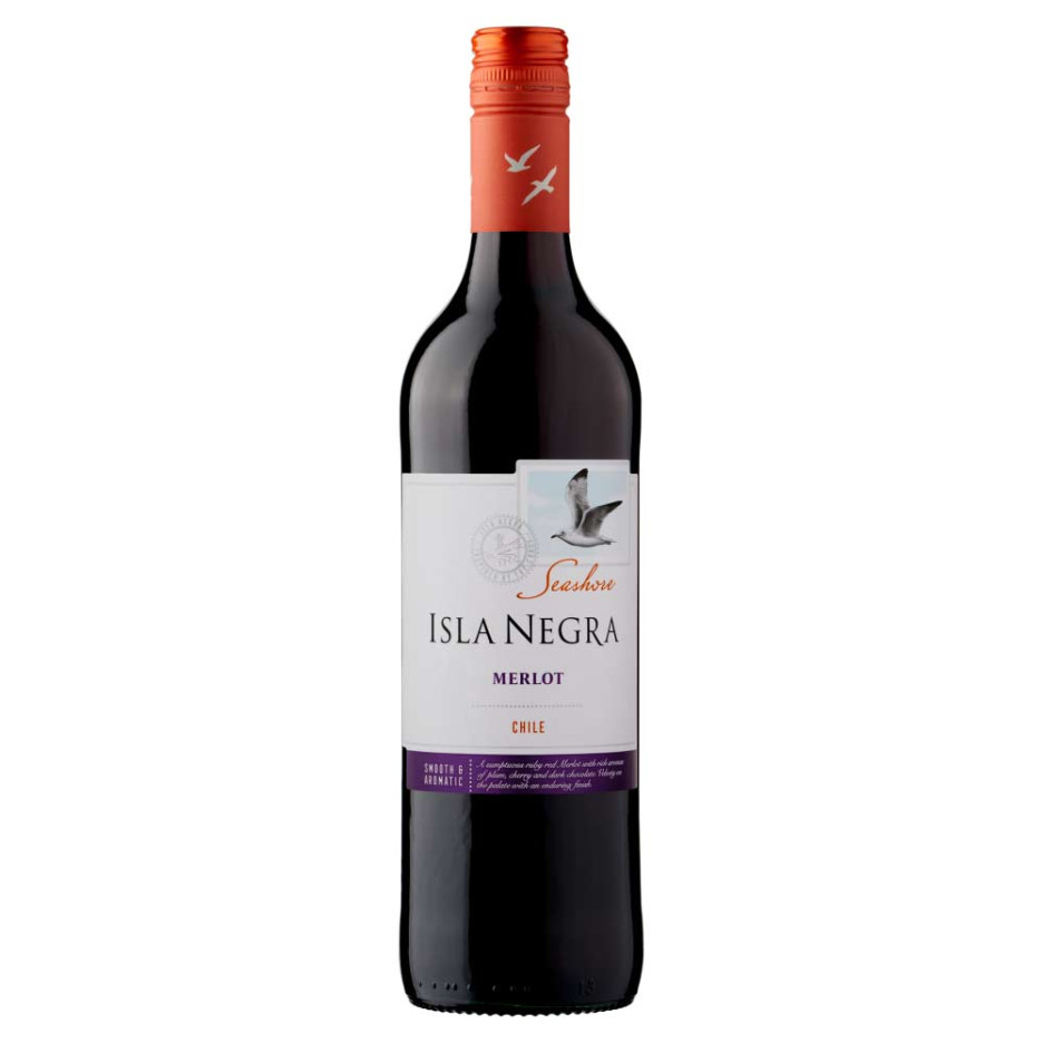 Isla Negra Seashore Merlot Red Wine 75cl
