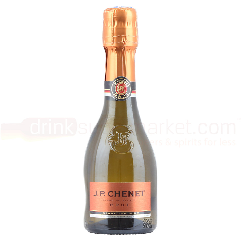 J.P. Chenet Blanc de Blancs Brut French Sparkling Wine 20cl Miniature Single Serve Bottle 11%