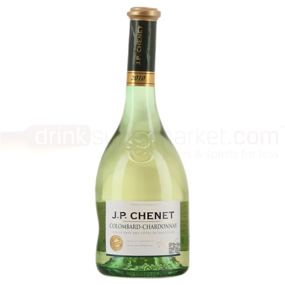 J.P. Chenet Colombard Chardonnay French White Wine 75cl Single Bottle