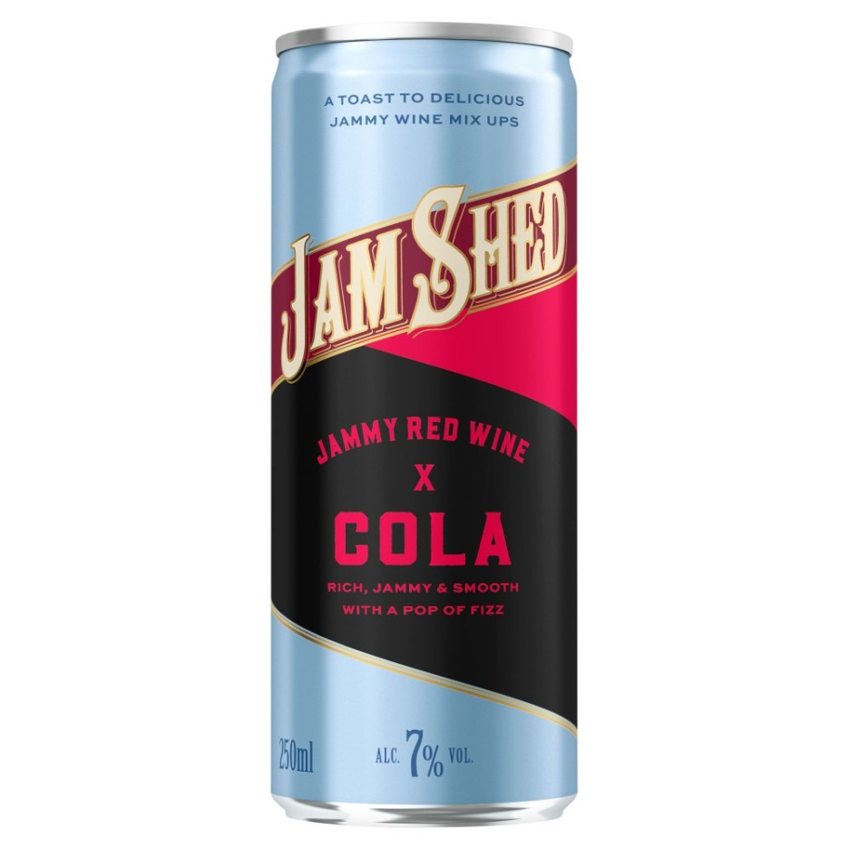 Jam Shed Jammy Red Wine & Cola Premix 250ml Can