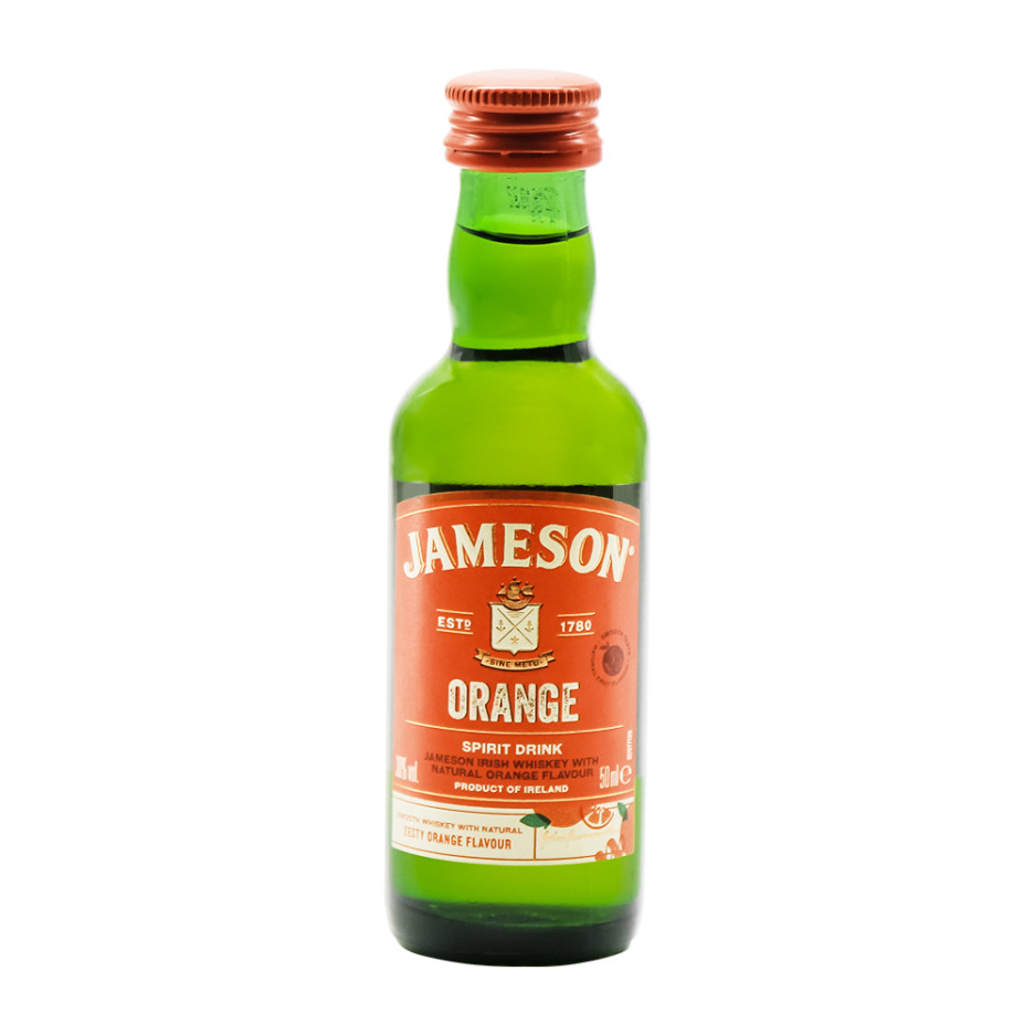 Jameson Orange Triple Distilled Blended Irish Whiskey 5cl Miniature